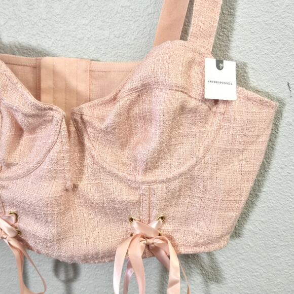 NWT Anthropologie Corset Top L - Picture 5 of 13